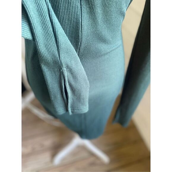 NWT Shane Justin Green Chain Lace Up mini  Dress 2XL Party - Picture 15 of 16